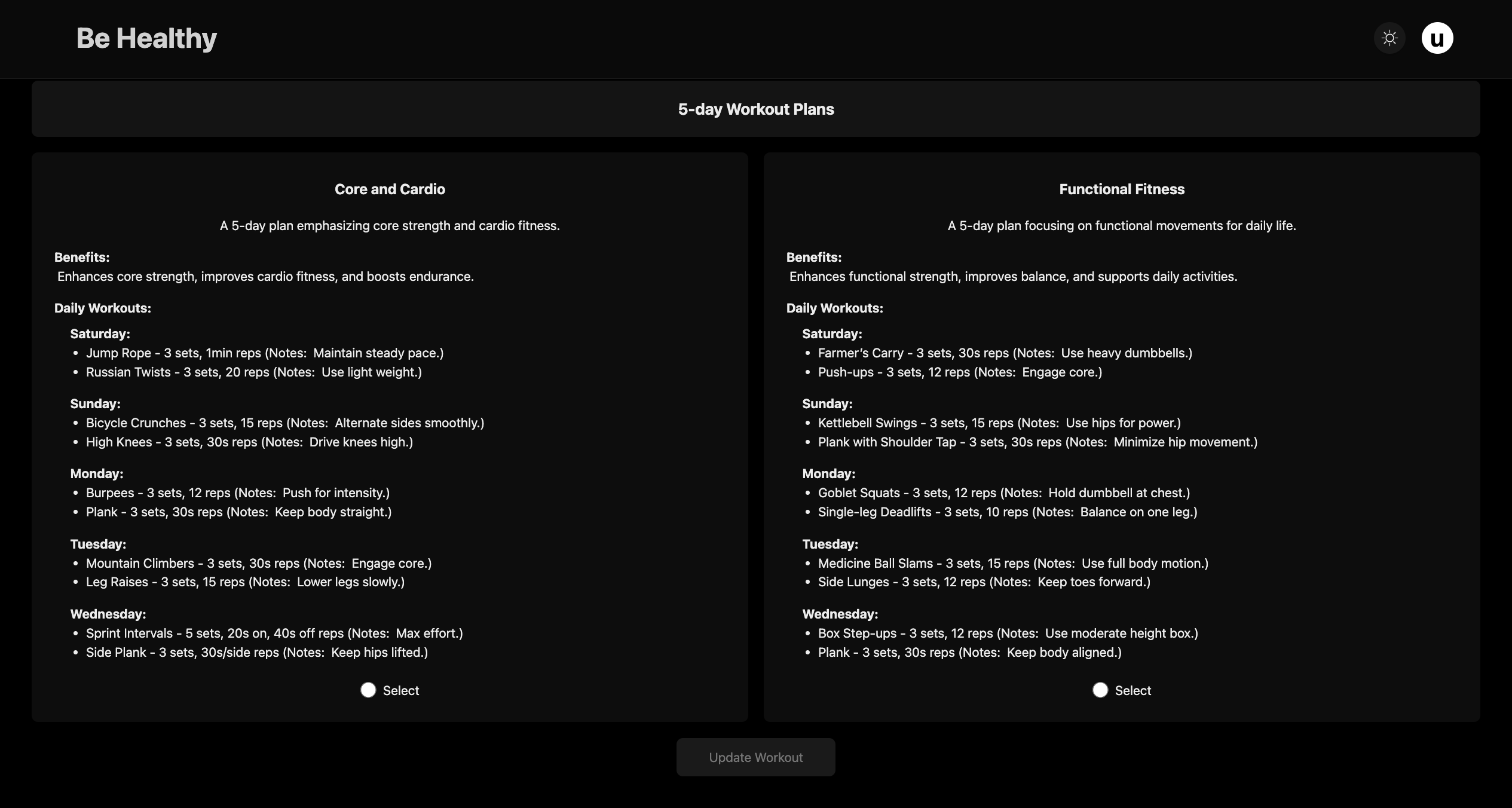 Workout Planner image 1