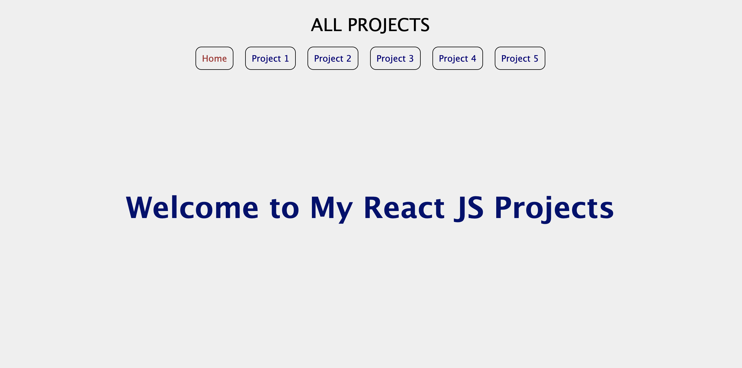 Short React Projects