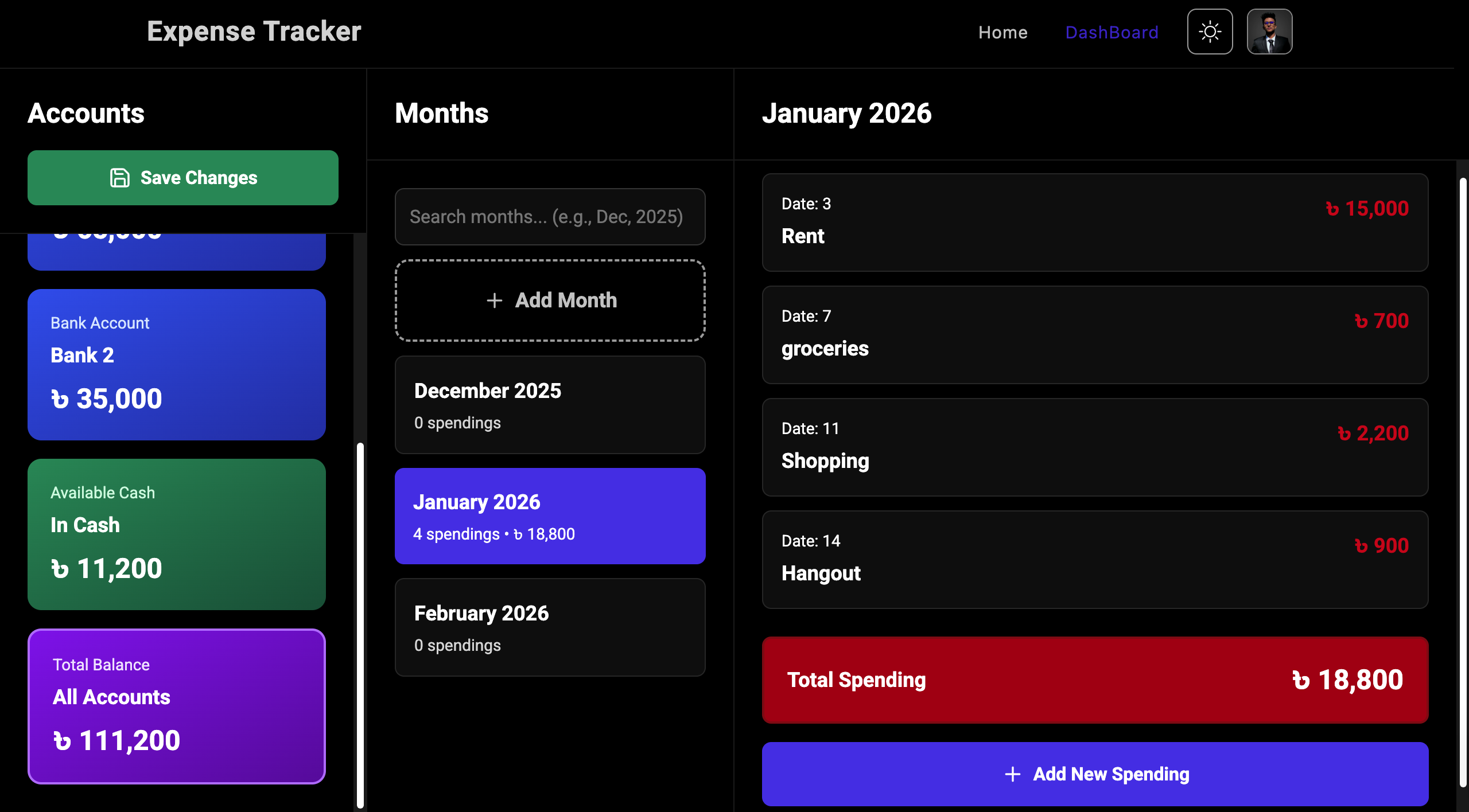 Expense Tracker