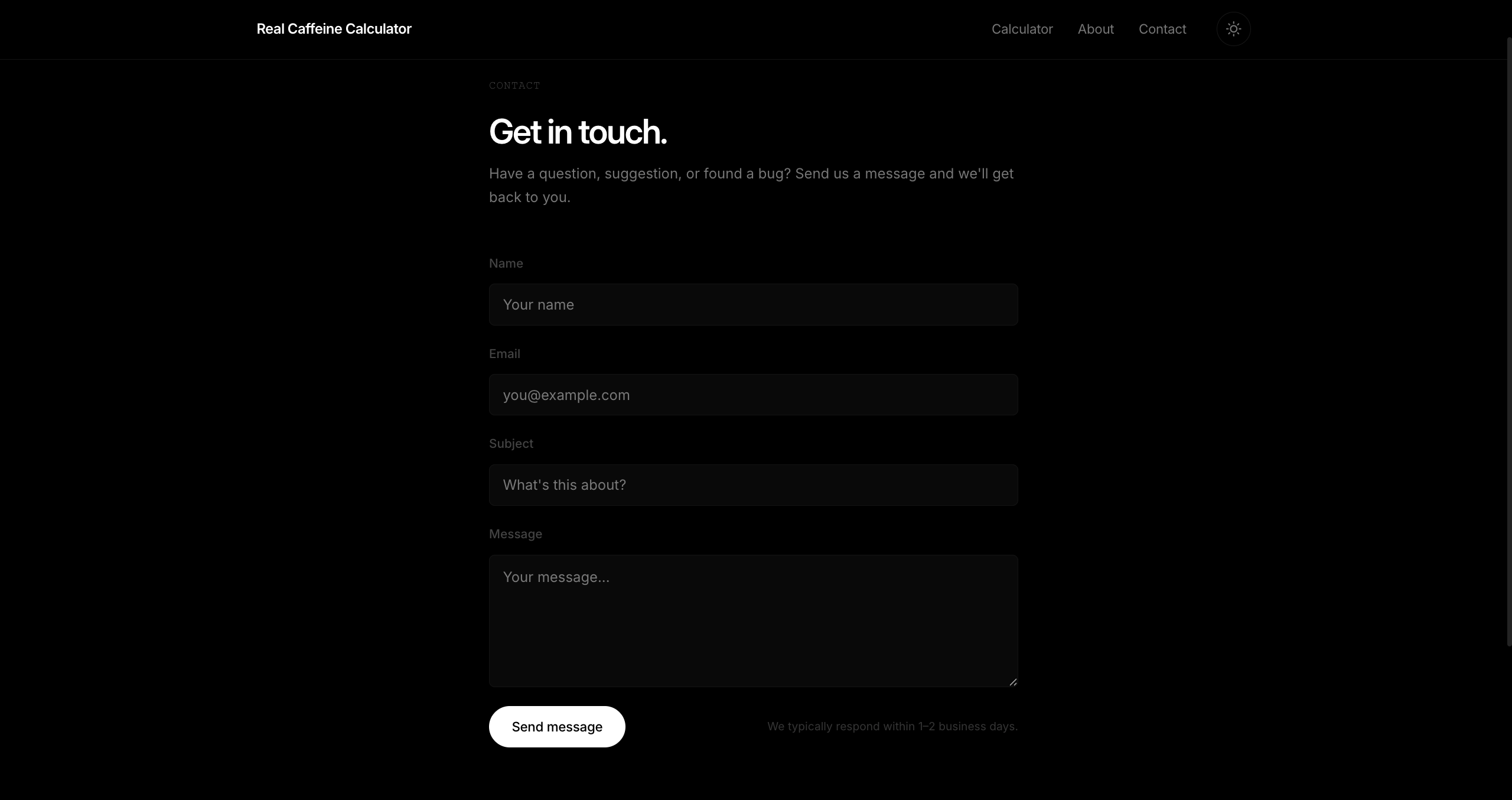 Contact Page (Formspree) image 1