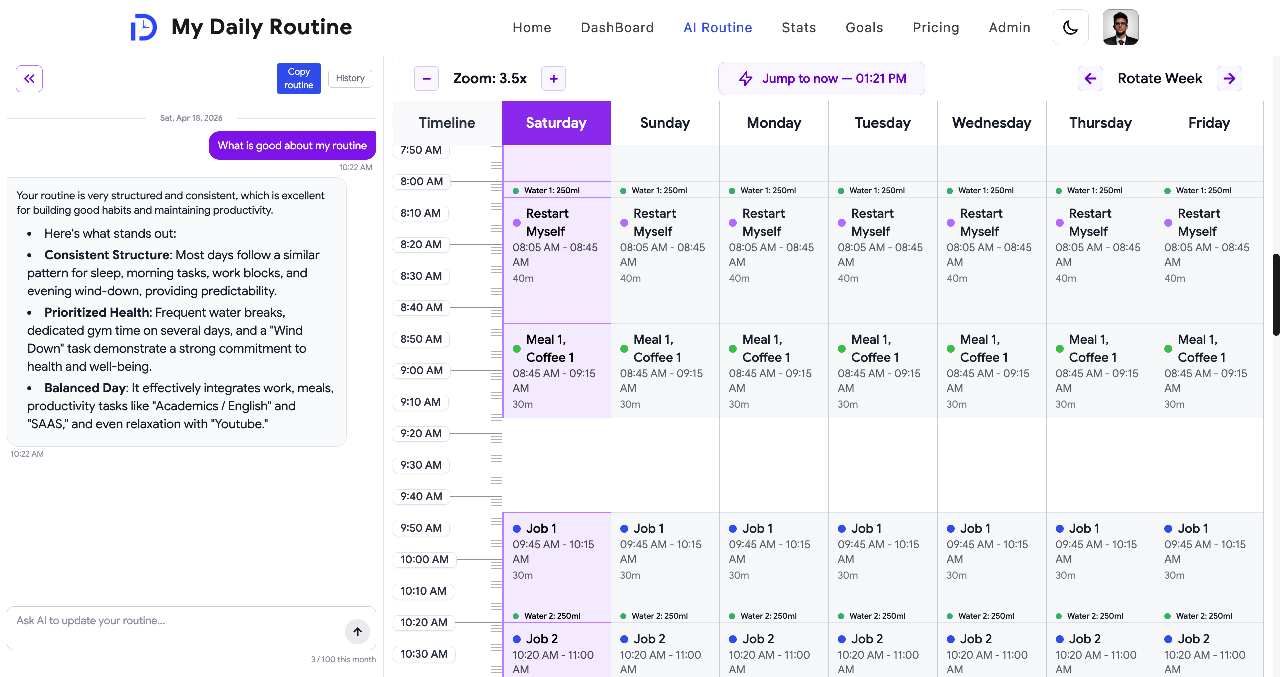 Build a Routine by Chatting with AI image 2