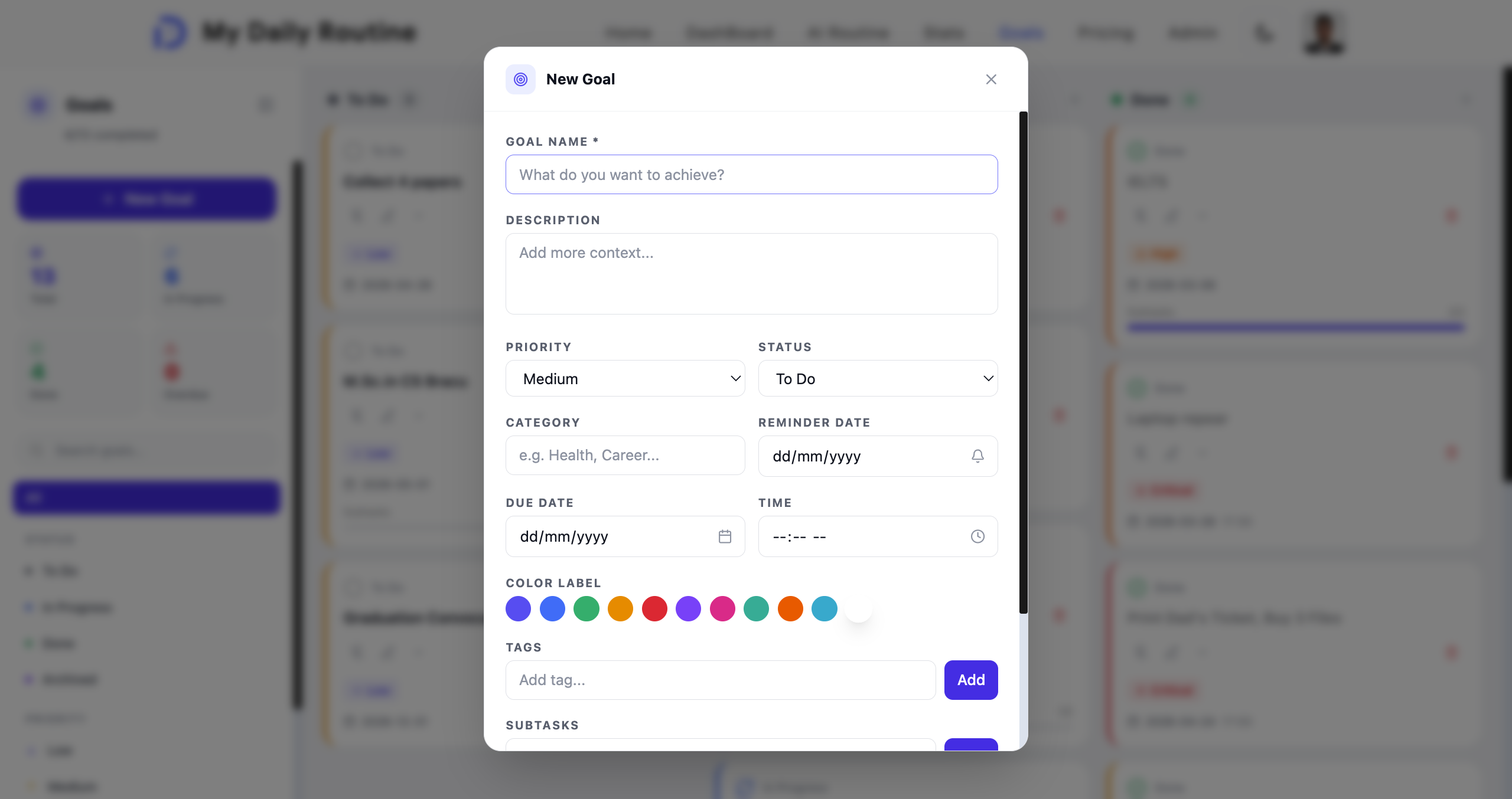 Track Your Bigger Goals image 2
